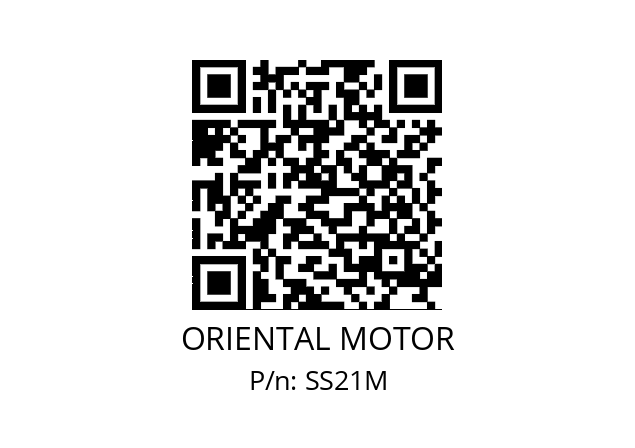   ORIENTAL MOTOR SS21M