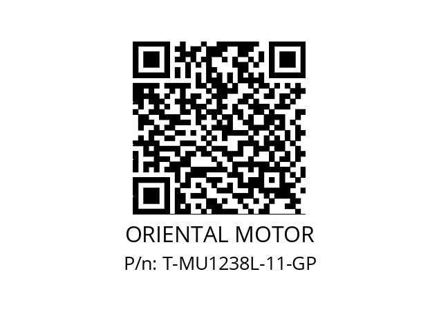   ORIENTAL MOTOR T-MU1238L-11-GP