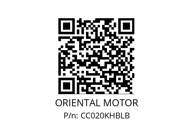   ORIENTAL MOTOR CC020KHBLB