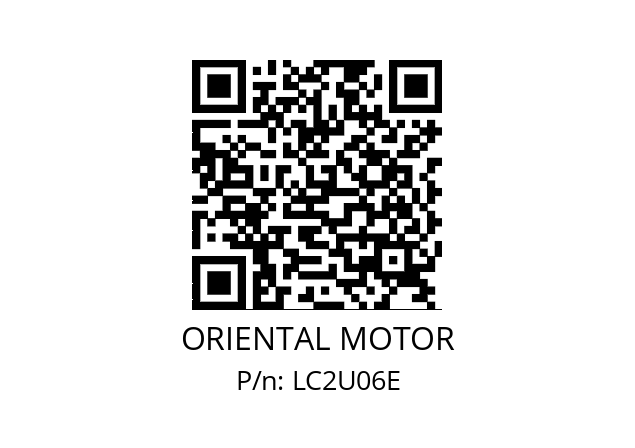   ORIENTAL MOTOR LC2U06E