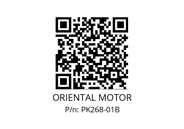   ORIENTAL MOTOR PK268-01B