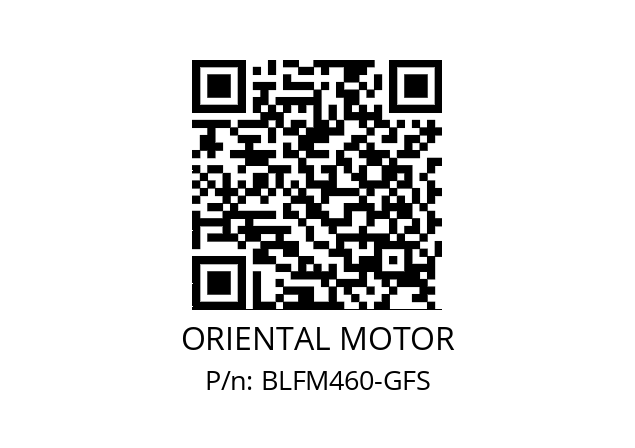   ORIENTAL MOTOR BLFM460-GFS