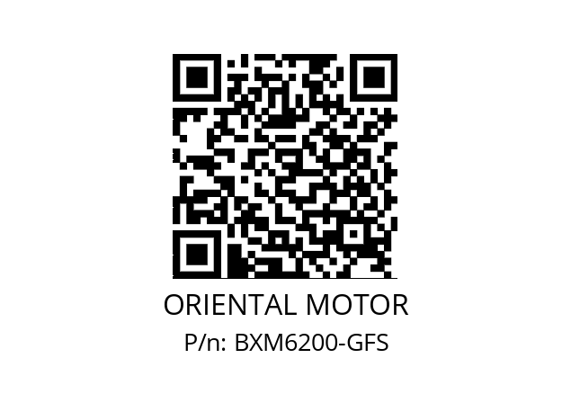   ORIENTAL MOTOR BXM6200-GFS