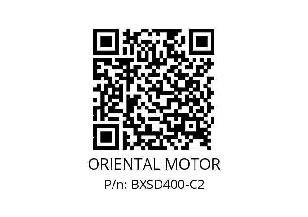   ORIENTAL MOTOR BXSD400-C2