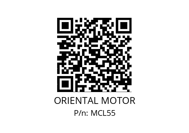   ORIENTAL MOTOR MCL55