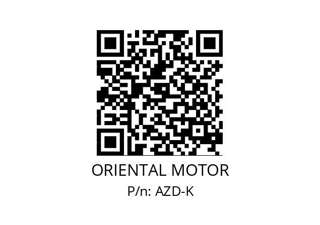   ORIENTAL MOTOR AZD-K