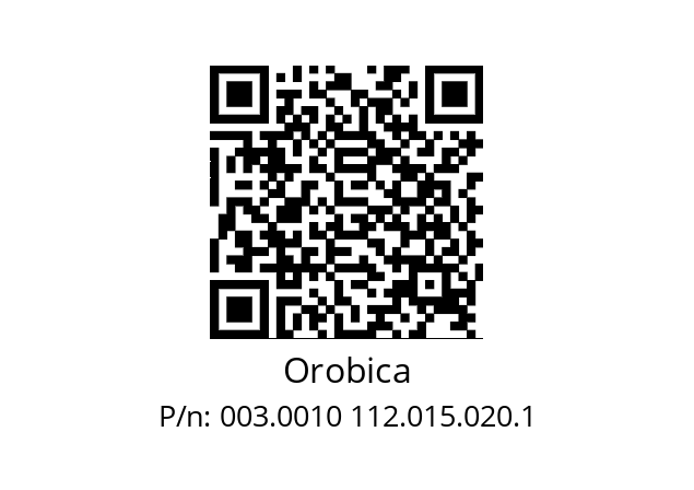   Orobica 003.0010 112.015.020.1