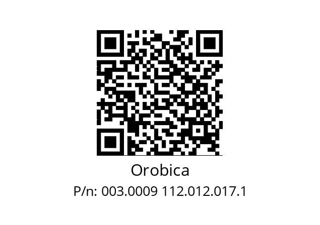   Orobica 003.0009 112.012.017.1