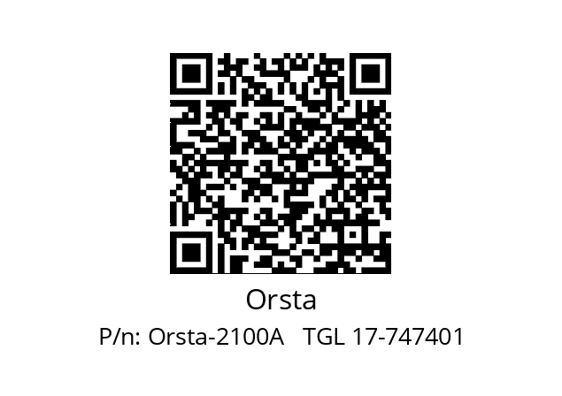   Orsta Orsta-2100A   TGL 17-747401