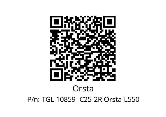   Orsta TGL 10859  C25-2R Orsta-L550