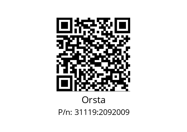   Orsta 31119:2092009