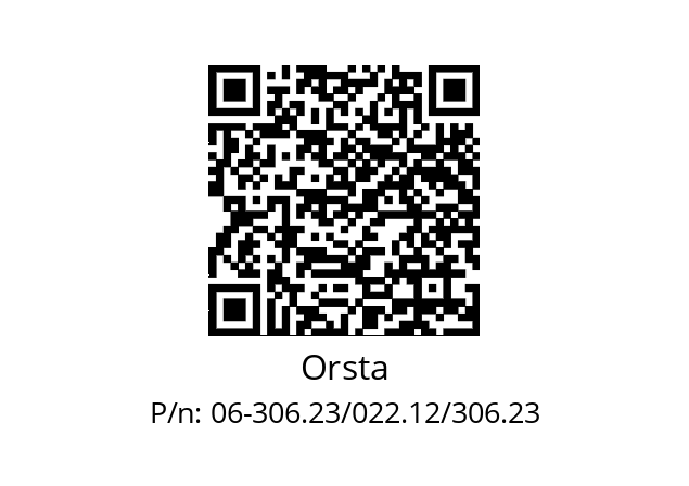   Orsta 06-306.23/022.12/306.23