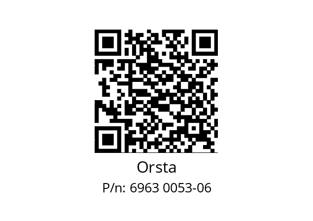   Orsta 6963 0053-06