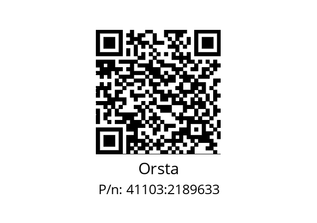   Orsta 41103:2189633