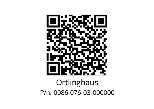   Ortlinghaus 0086-076-03-000000