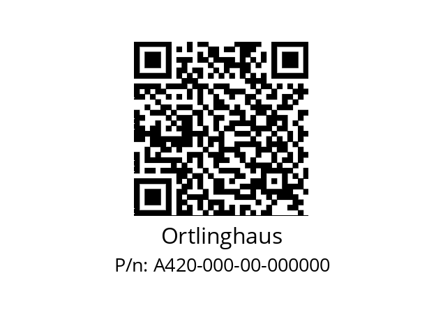   Ortlinghaus A420-000-00-000000