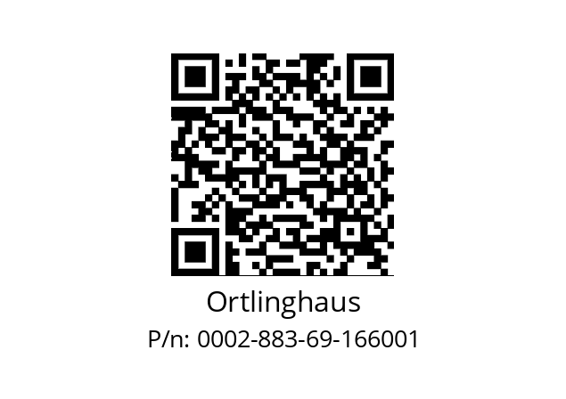   Ortlinghaus 0002-883-69-166001