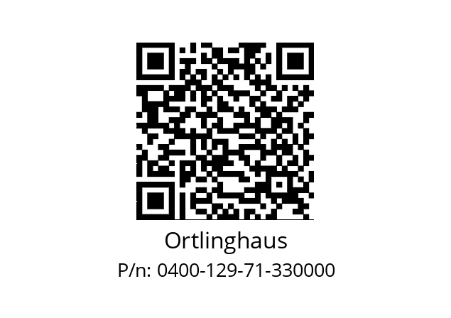   Ortlinghaus 0400-129-71-330000