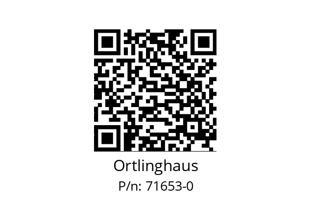   Ortlinghaus 71653-0