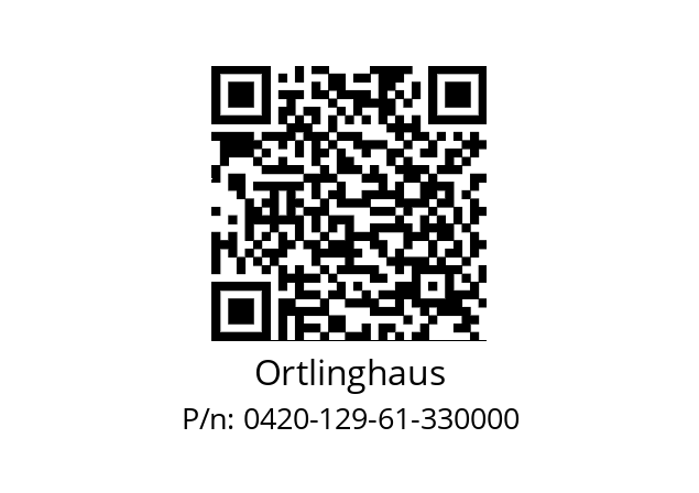   Ortlinghaus 0420-129-61-330000