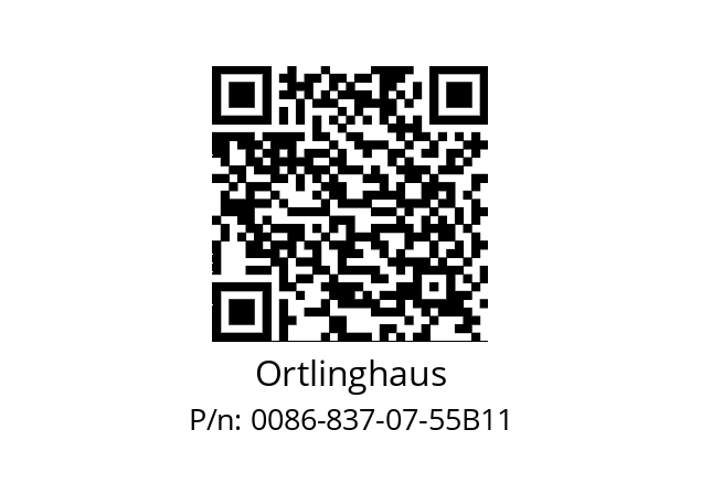   Ortlinghaus 0086-837-07-55B11