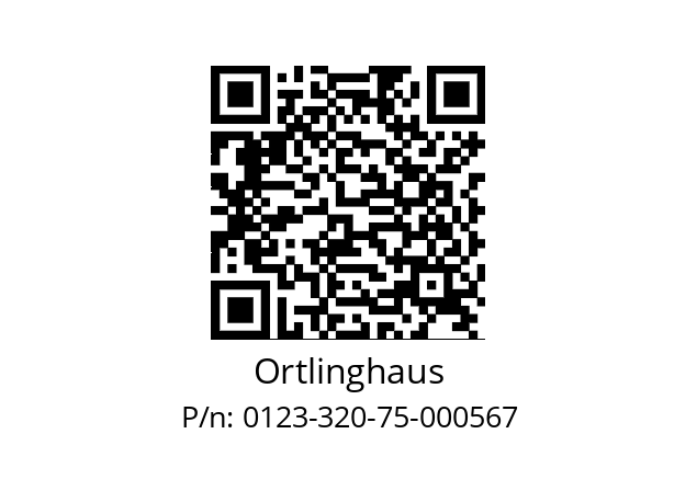   Ortlinghaus 0123-320-75-000567