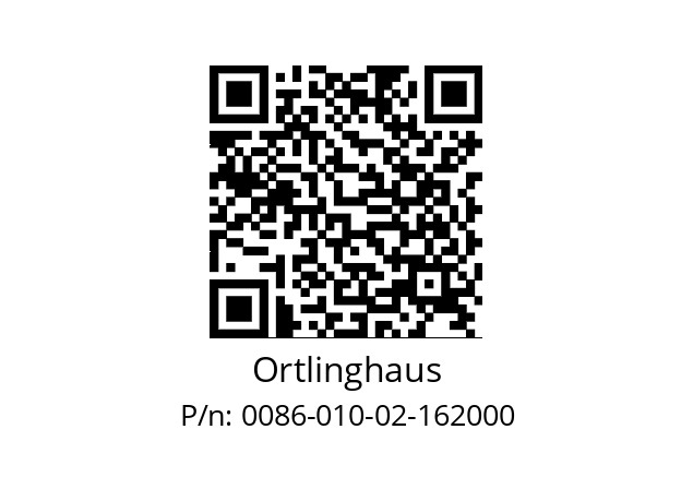   Ortlinghaus 0086-010-02-162000