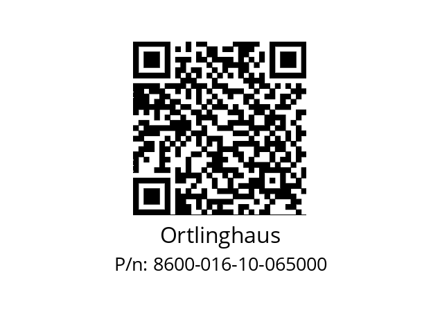   Ortlinghaus 8600-016-10-065000