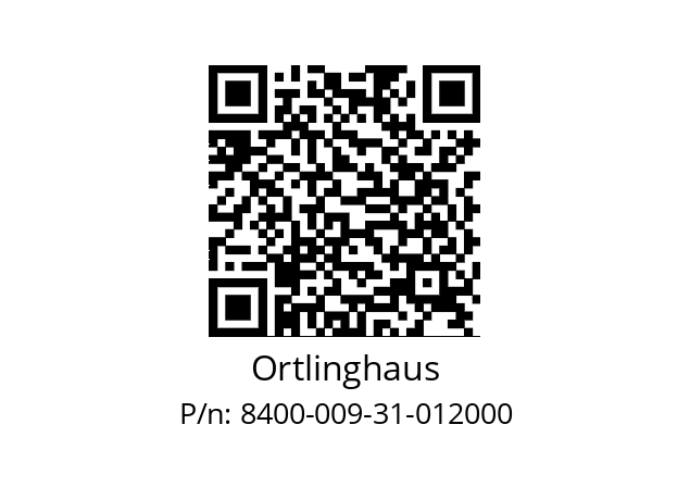   Ortlinghaus 8400-009-31-012000