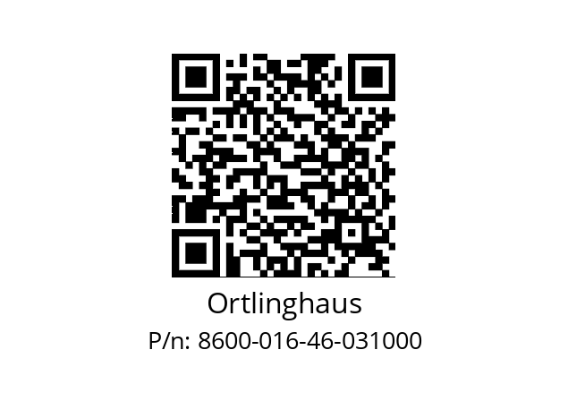   Ortlinghaus 8600-016-46-031000