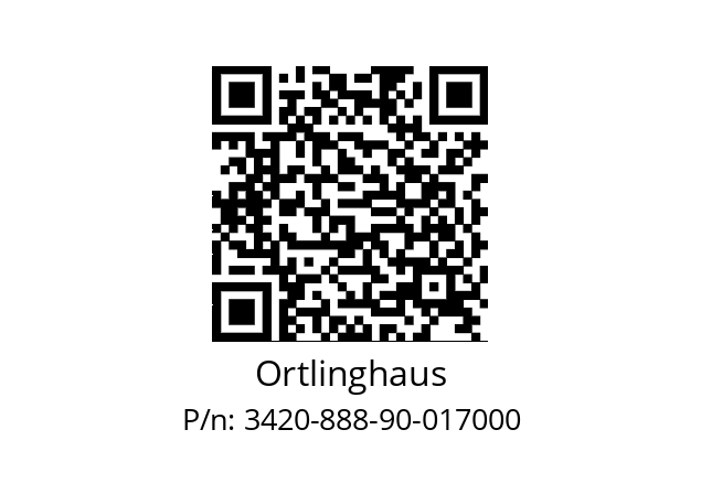   Ortlinghaus 3420-888-90-017000