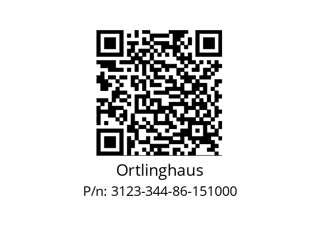   Ortlinghaus 3123-344-86-151000