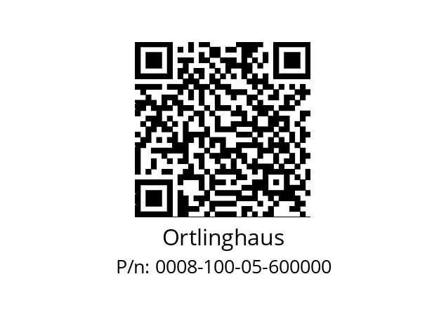   Ortlinghaus 0008-100-05-600000