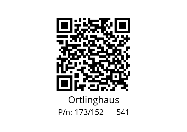   Ortlinghaus 173/152      541