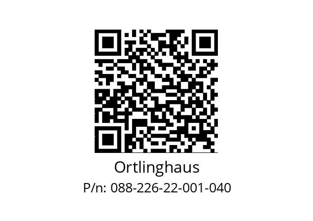   Ortlinghaus 088-226-22-001-040