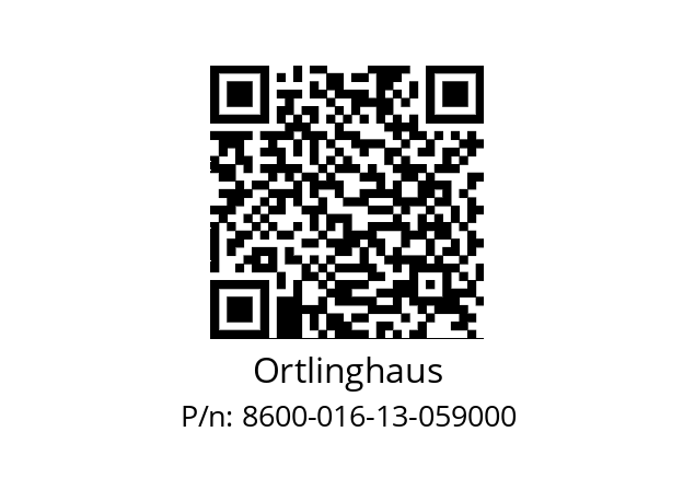   Ortlinghaus 8600-016-13-059000