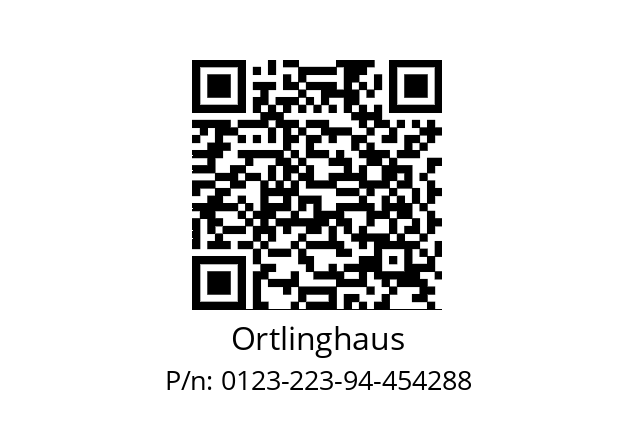   Ortlinghaus 0123-223-94-454288