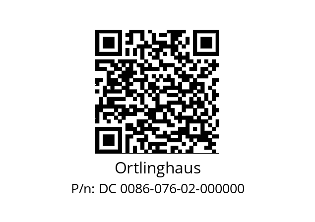   Ortlinghaus DC 0086-076-02-000000