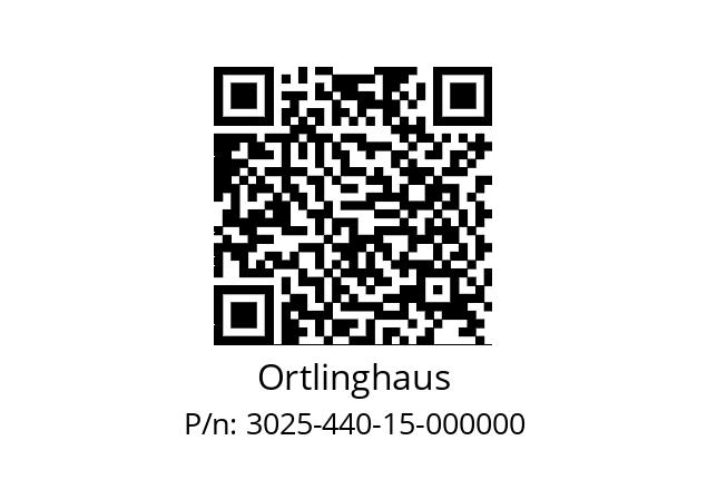   Ortlinghaus 3025-440-15-000000