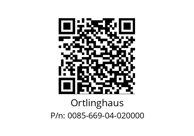   Ortlinghaus 0085-669-04-020000