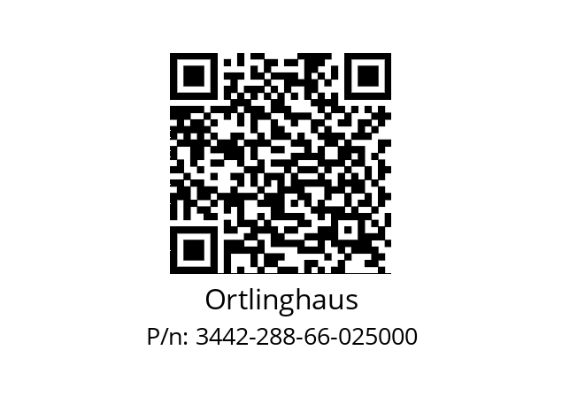   Ortlinghaus 3442-288-66-025000