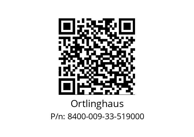   Ortlinghaus 8400-009-33-519000