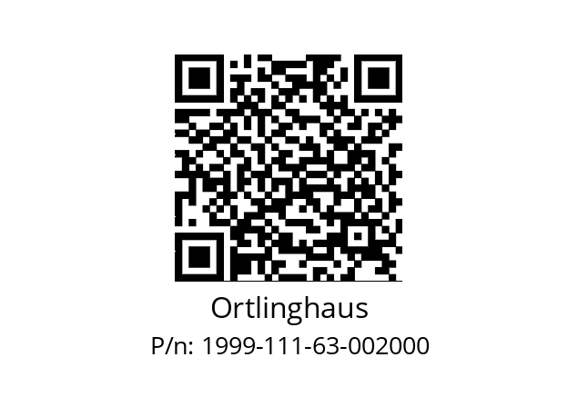   Ortlinghaus 1999-111-63-002000