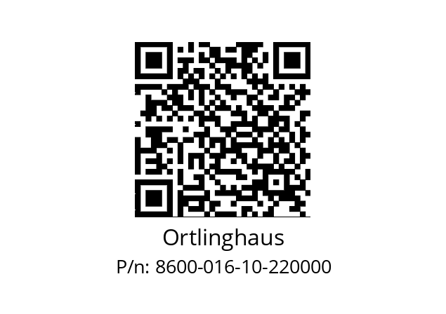   Ortlinghaus 8600-016-10-220000