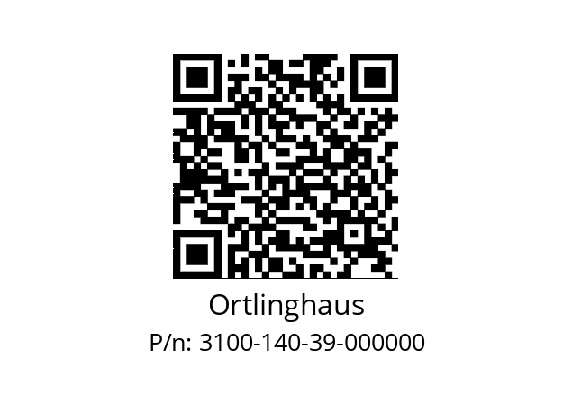   Ortlinghaus 3100-140-39-000000