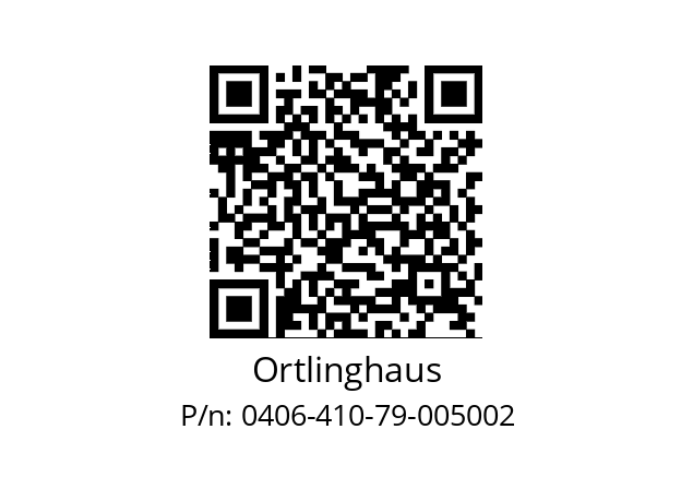   Ortlinghaus 0406-410-79-005002