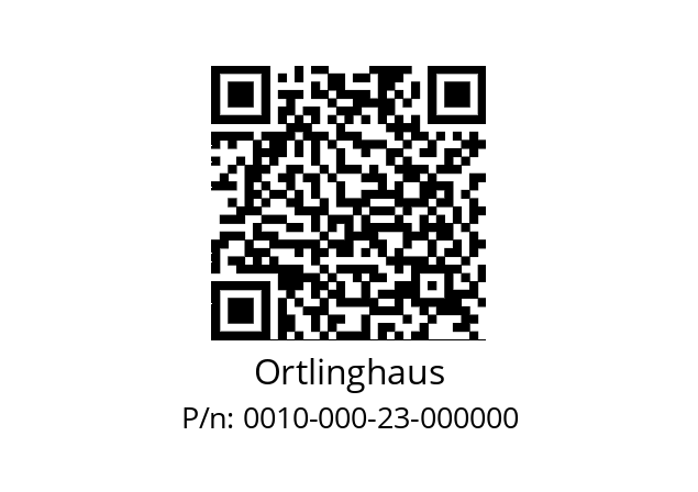   Ortlinghaus 0010-000-23-000000