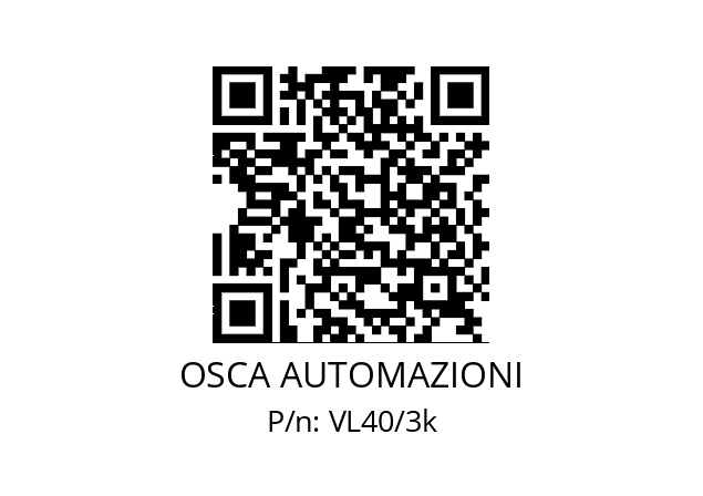   OSCA AUTOMAZIONI VL40/3k