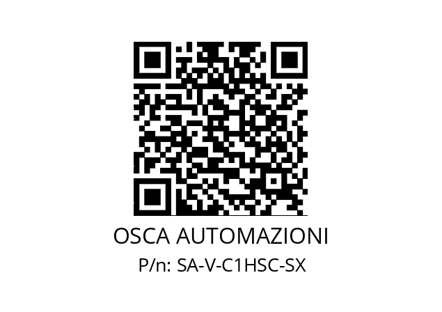   OSCA AUTOMAZIONI SA-V-C1HSC-SX