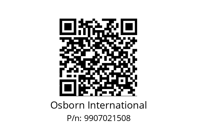   Osborn International 9907021508